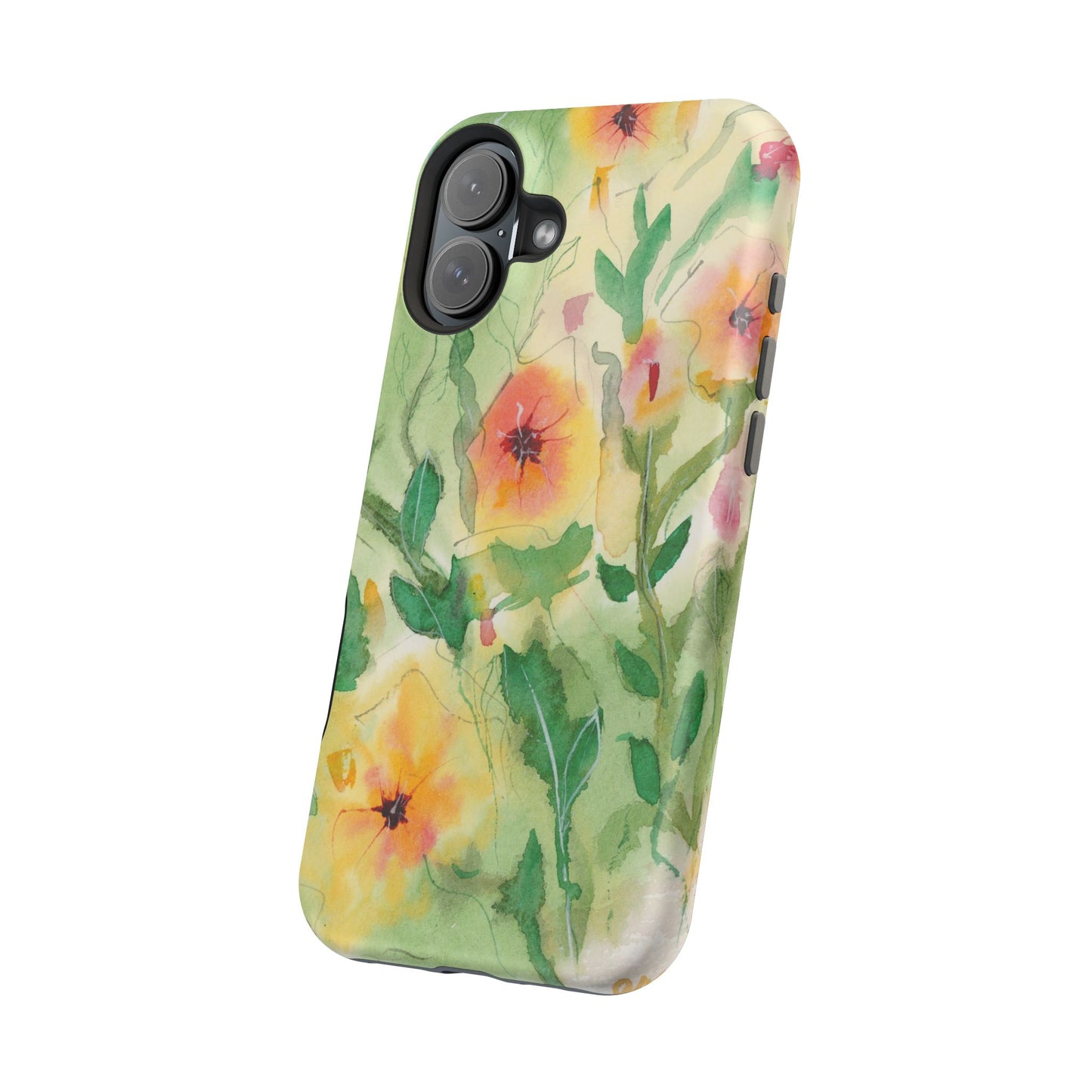 Sunset Flowers MagSafe® Impact Cases (iPhone 16 and others)