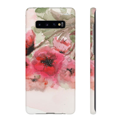 Evening Flowers iPhone & Samsung Snap Cases