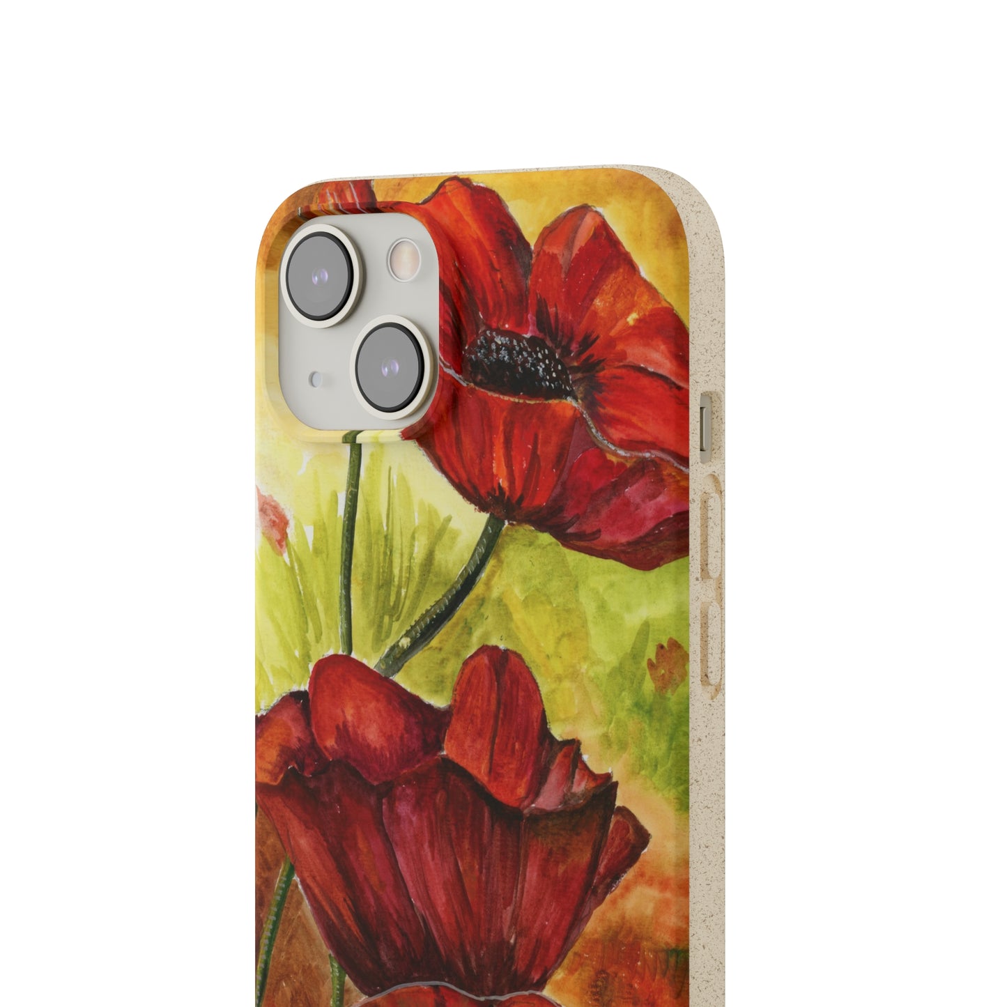 Eco Biodegradable Poppy Love iPhone & Samsung Case