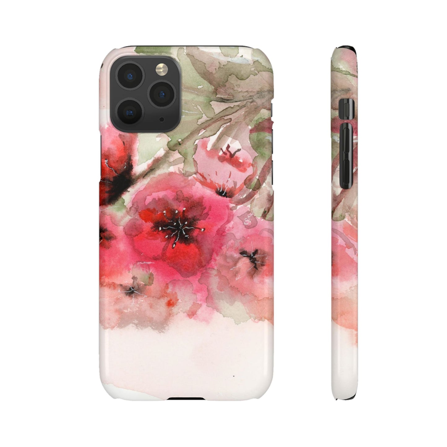 Evening Flowers iPhone & Samsung Snap Cases