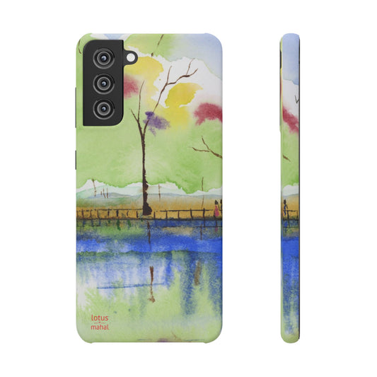 Tidal Flowers iPhone & Samsung Snap Cases