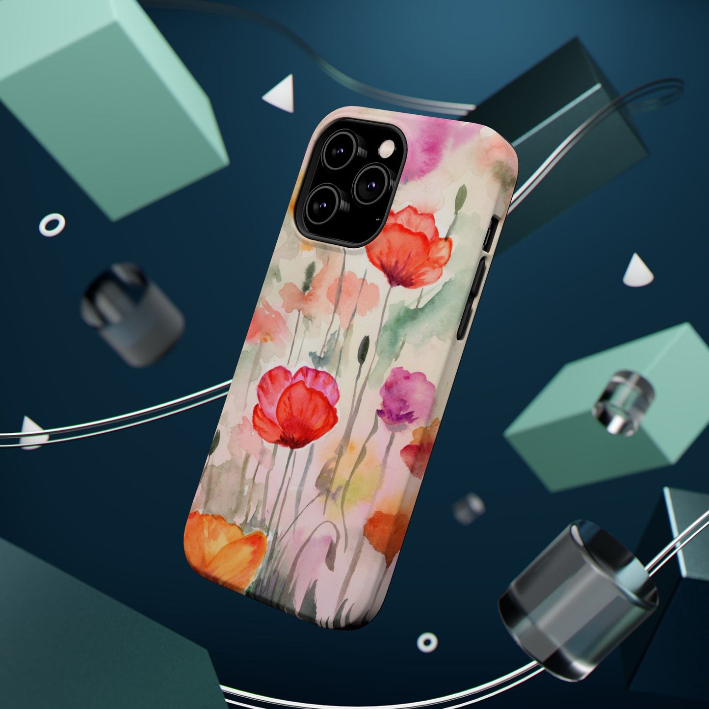 Winter Flowers MagSafe® Impact Cases (iPhone 16 and others)