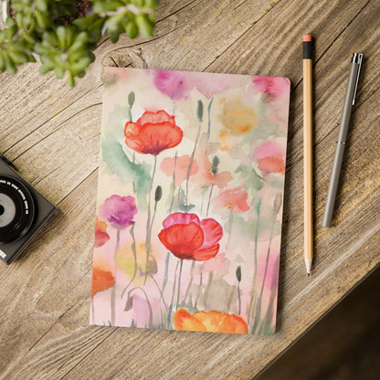 Wild Flower Ruled Softcover Perforated Notebook