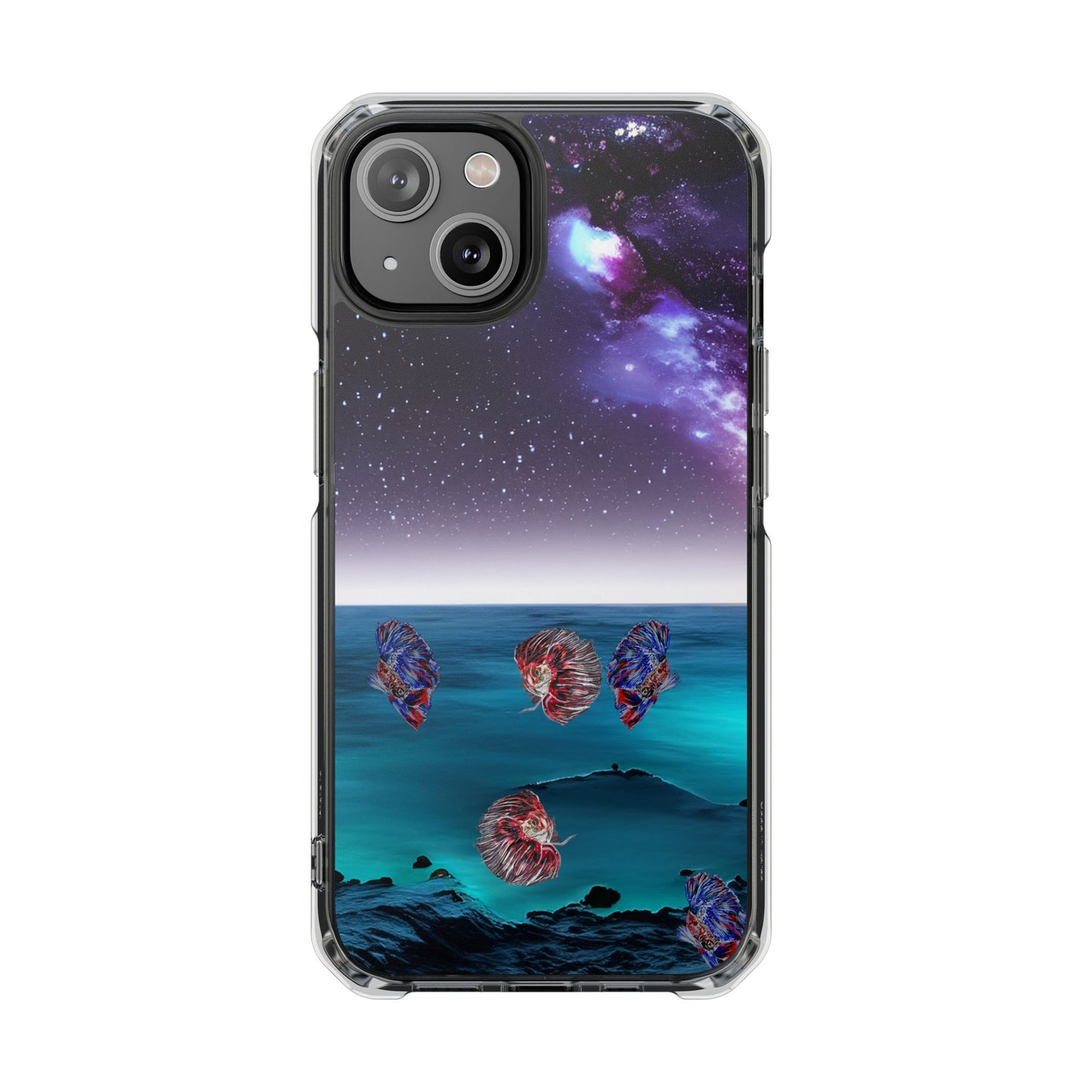 MagSafe® Galactic Ocean Clear Impact Cases (iPhone 16 & more)