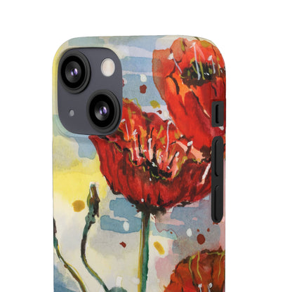 Poppy Love iPhone & Samsung Snap Cases