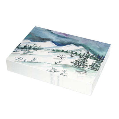 Californian Rockies Watercolor Print Postcard