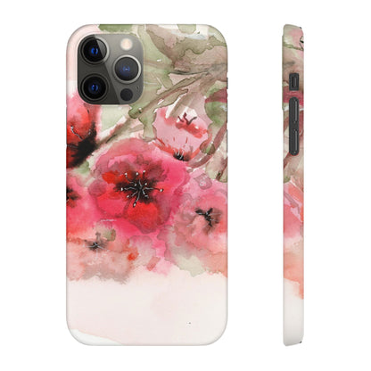 Evening Flowers iPhone & Samsung Snap Cases