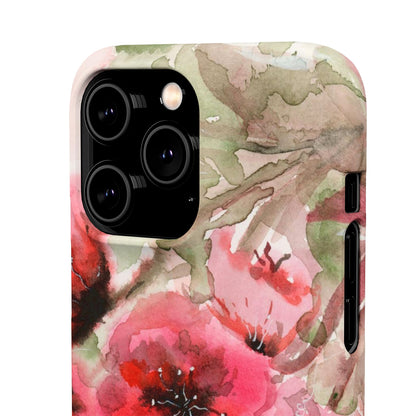 Evening Flowers iPhone & Samsung Snap Cases