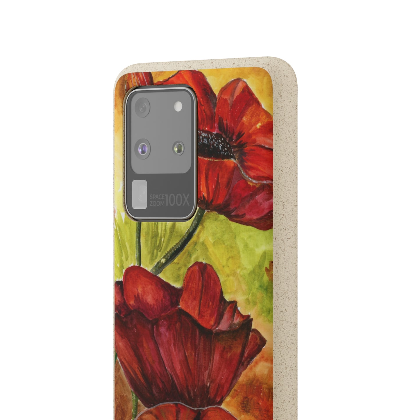 Eco Biodegradable Poppy Love iPhone & Samsung Case