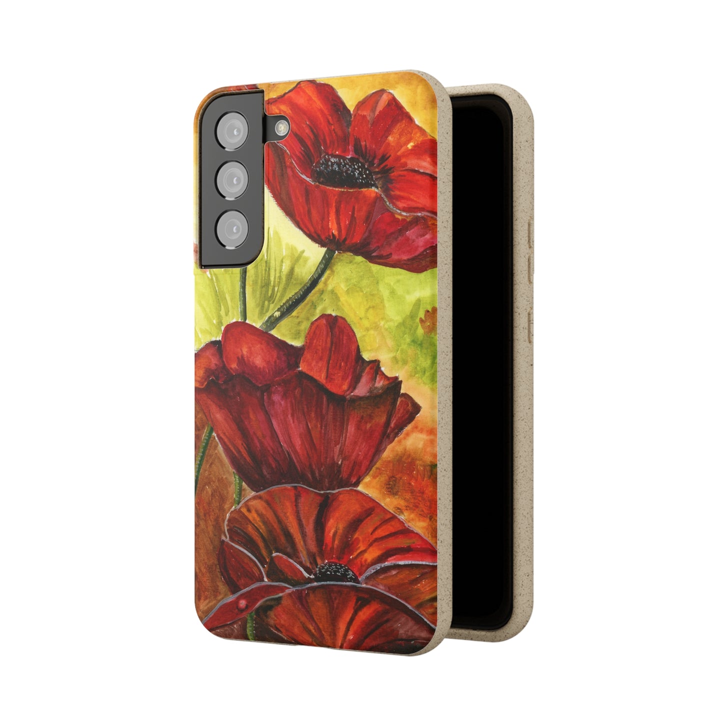 Eco Biodegradable Poppy Love iPhone & Samsung Case