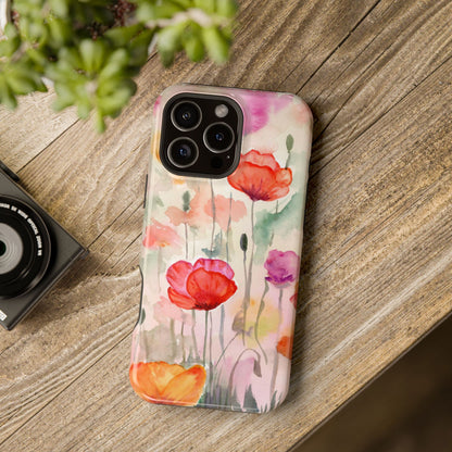 Winter Flowers MagSafe® Impact Cases (iPhone 16 and others)