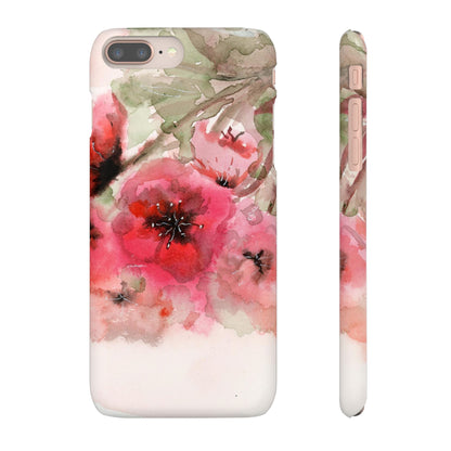 Evening Flowers iPhone & Samsung Snap Cases