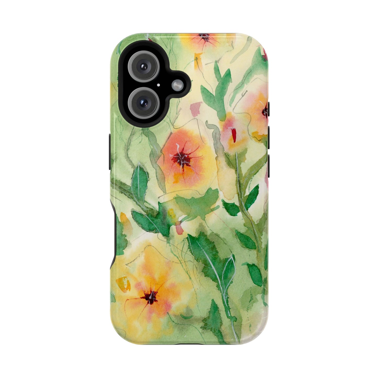 Sunset Flowers MagSafe® Impact Cases (iPhone 16 and others)