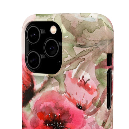 Evening Flowers iPhone & Samsung Snap Cases