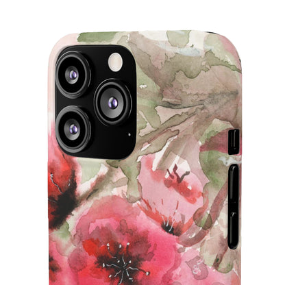 Evening Flowers iPhone & Samsung Snap Cases