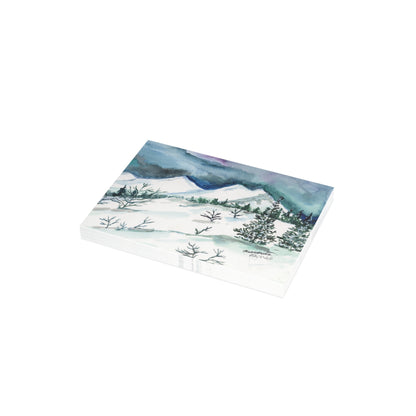 Californian Rockies Watercolor Print Postcard