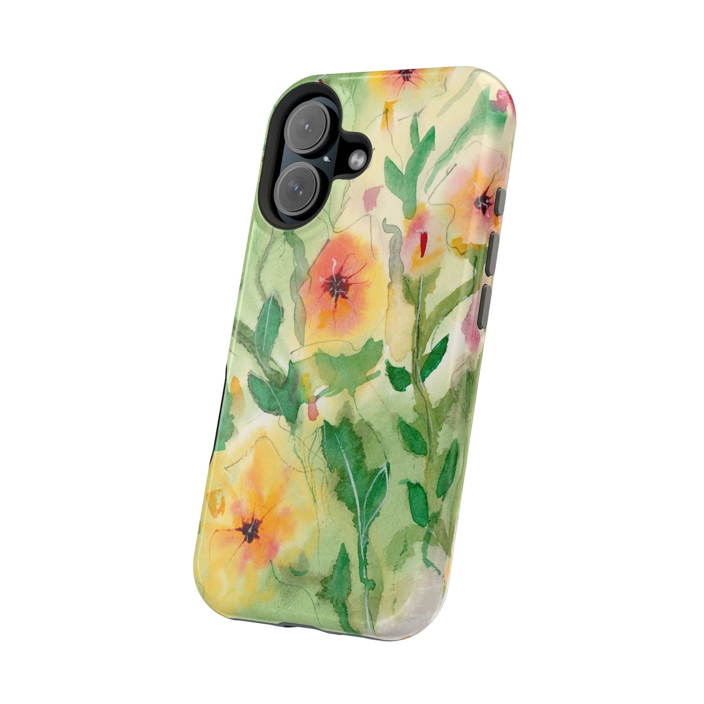 Sunset Flowers MagSafe® Impact Cases (iPhone 16 and others)