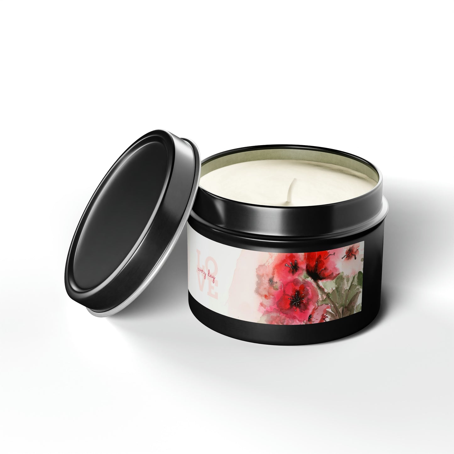 Poppy Love Everyday Tin Candles