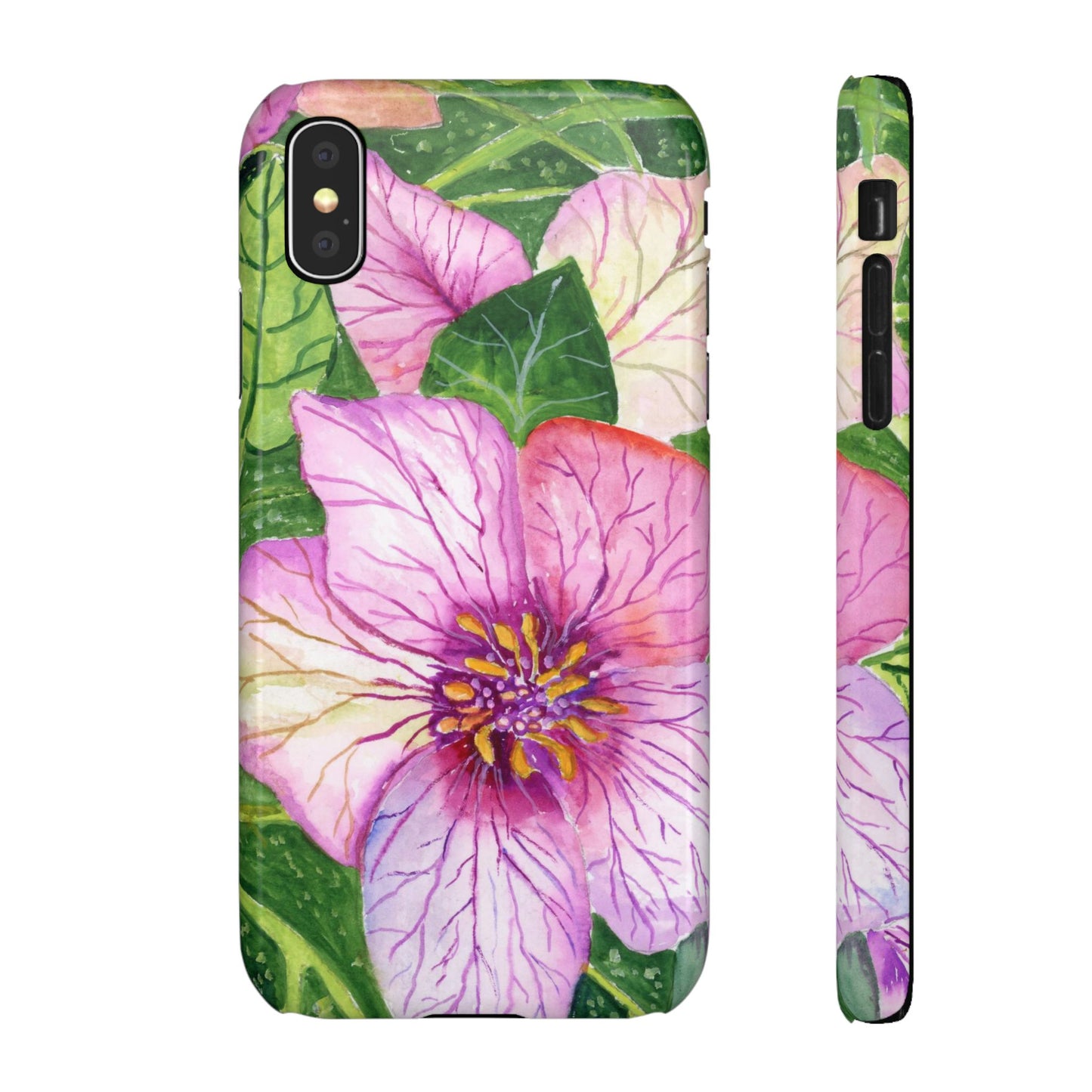 Magic Flowers iPhone & Samsung Snap Cases