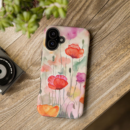 Winter Flowers MagSafe® Impact Cases (iPhone 16 and others)