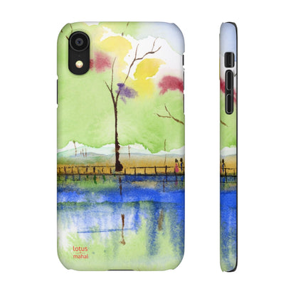 Tidal Flowers iPhone & Samsung Snap Cases