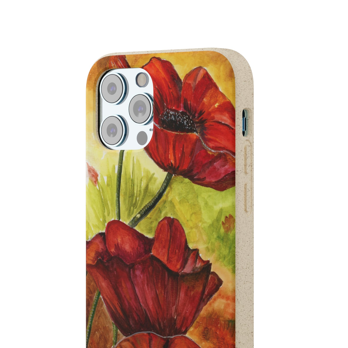 Eco Biodegradable Poppy Love iPhone & Samsung Case