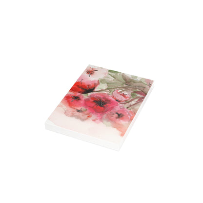 Evening Flowers Holiday Watercolor Print Postcard