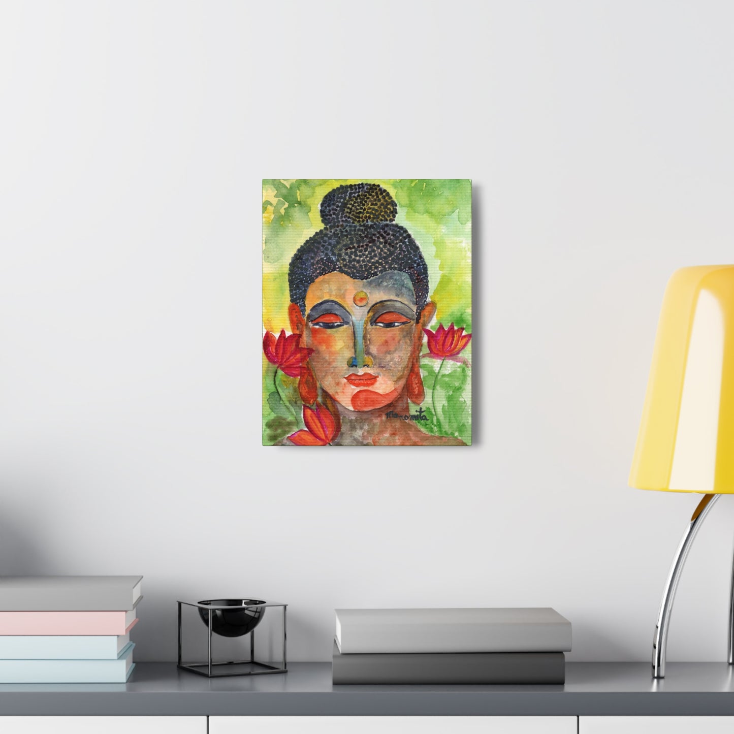 Enlightened Essence Watercolor Canvas Gallery Wraps