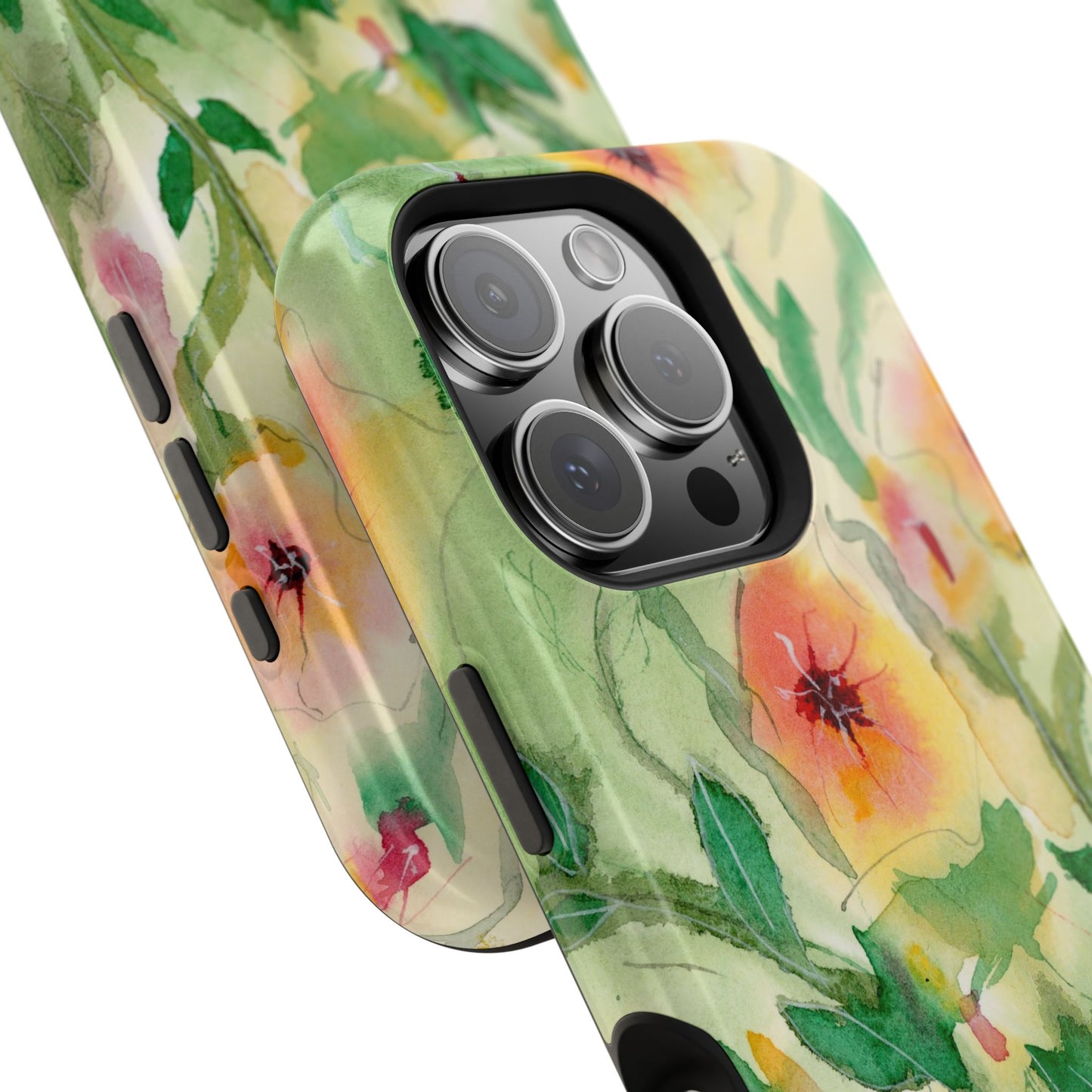 Sunset Flowers MagSafe® Impact Cases (iPhone 16 and others)