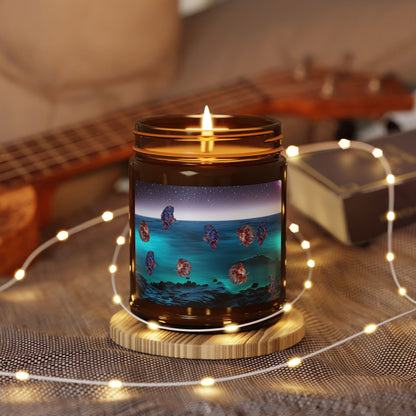 Galactic Ocean Soy Candle in Amber Jar