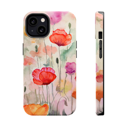 Winter Flowers MagSafe® Impact Cases (iPhone 16 and others)