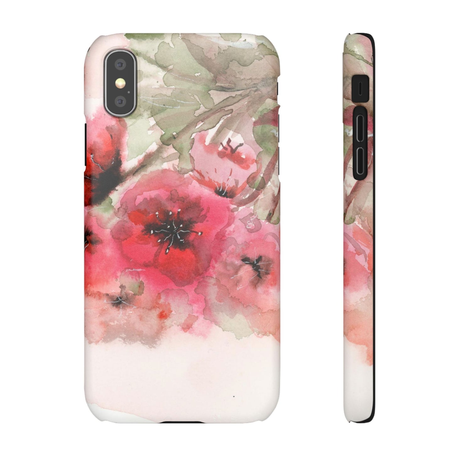 Evening Flowers iPhone & Samsung Snap Cases