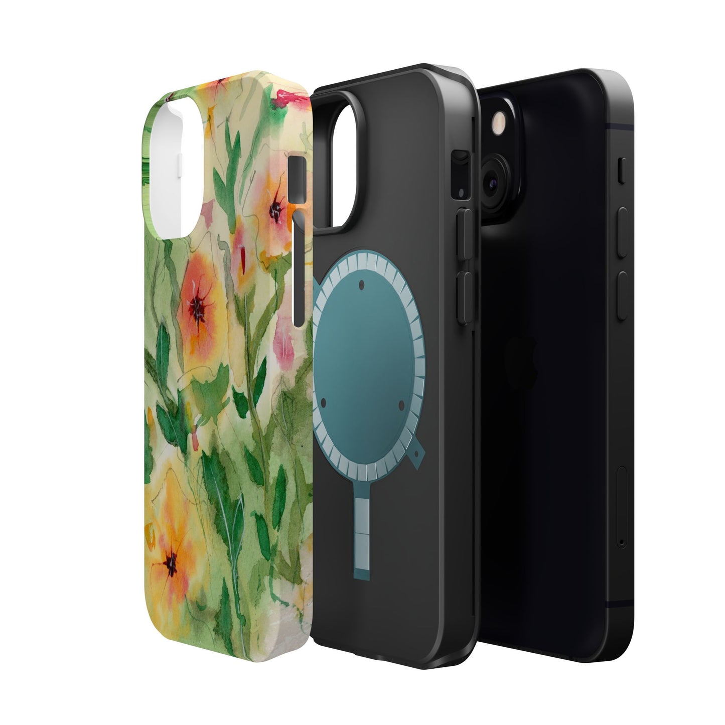 Sunset Flowers MagSafe® Impact Cases (iPhone 16 and others)