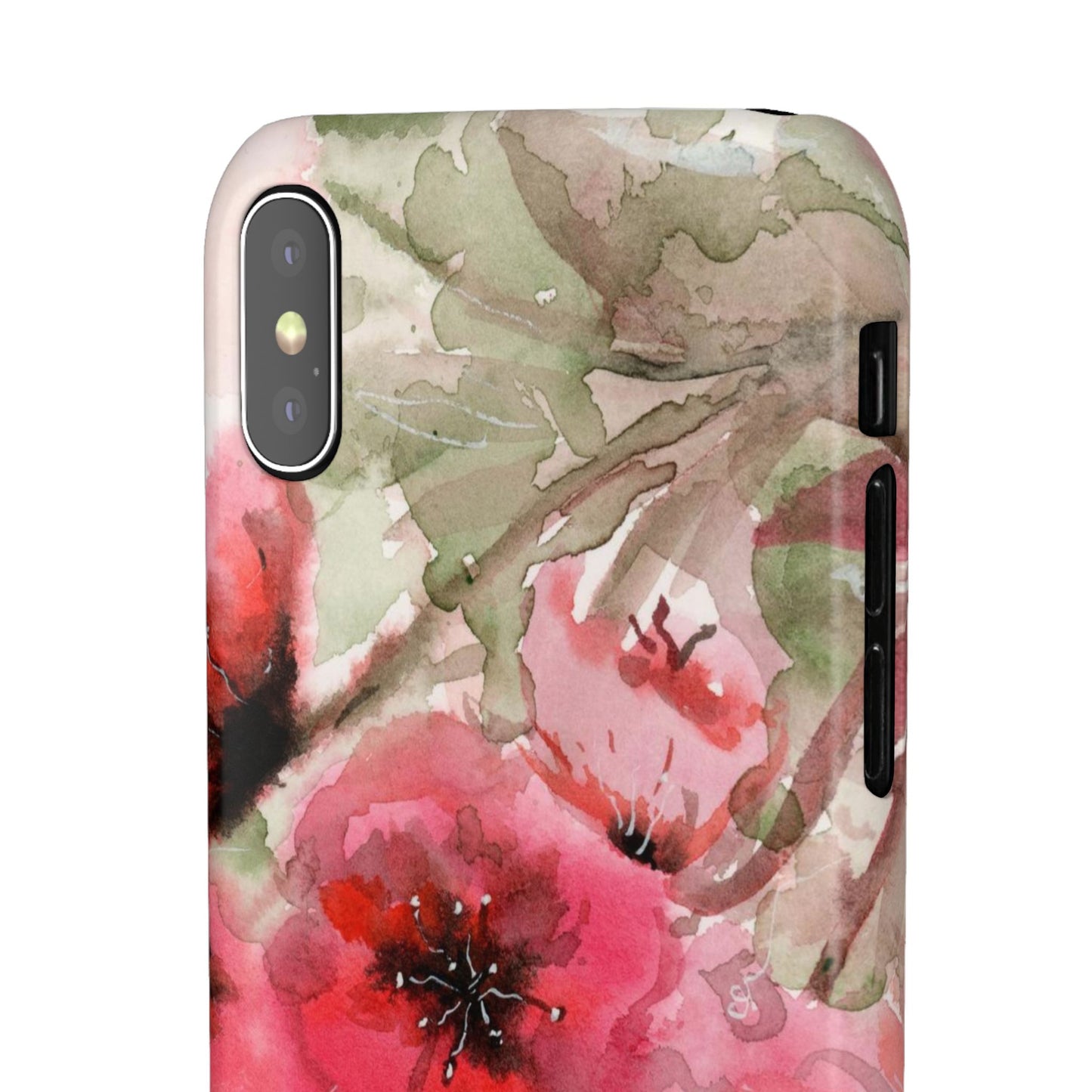 Evening Flowers iPhone & Samsung Snap Cases