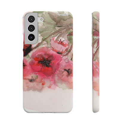 Evening Flowers iPhone & Samsung Snap Cases