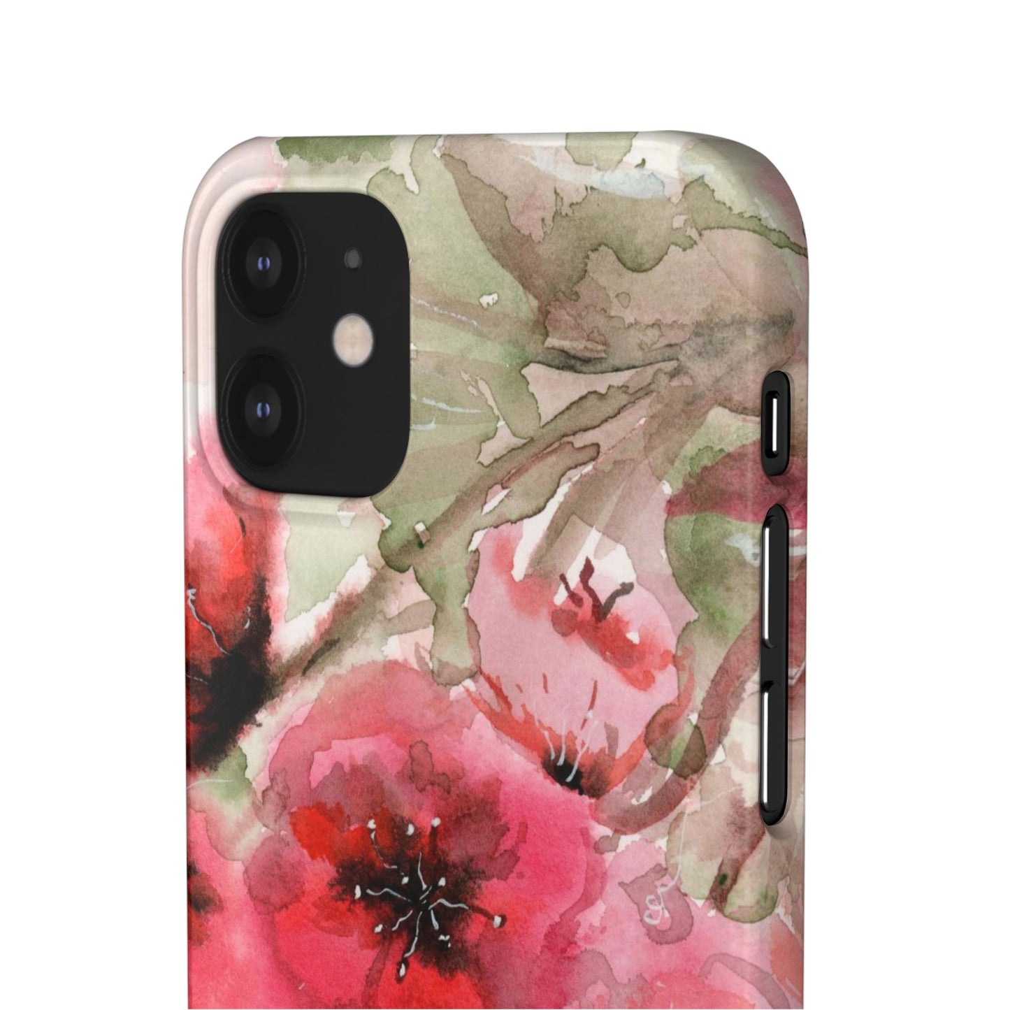 Evening Flowers iPhone & Samsung Snap Cases