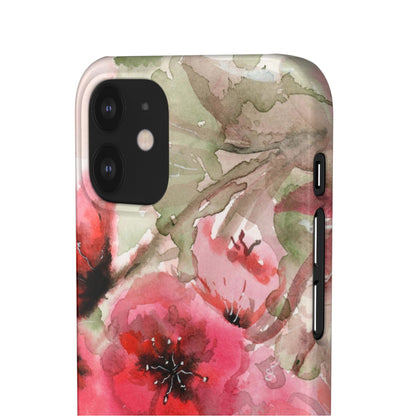 Evening Flowers iPhone & Samsung Snap Cases