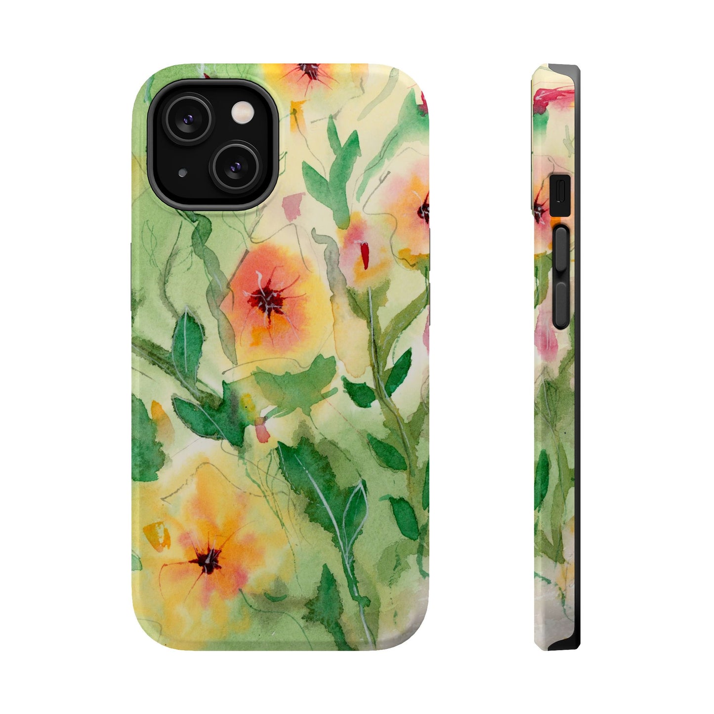 Sunset Flowers MagSafe® Impact Cases (iPhone 16 and others)