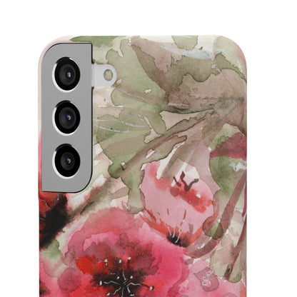 Evening Flowers iPhone & Samsung Snap Cases