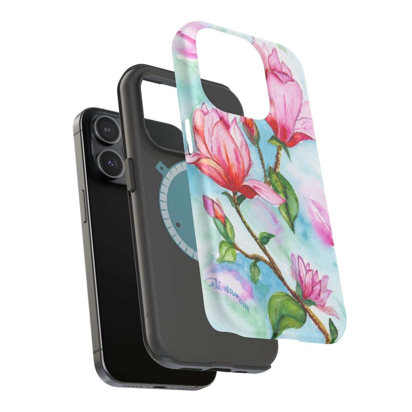 MagSafe® Allura Magnolia Impact Cases (iPhone 17 and others)