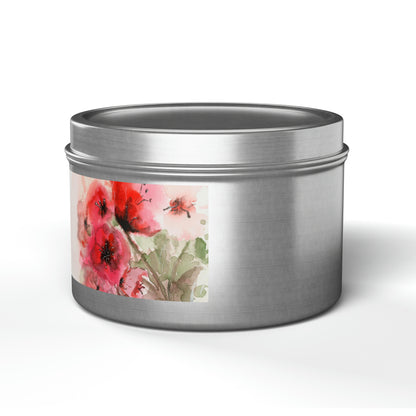 Poppy Love Everyday Tin Candles