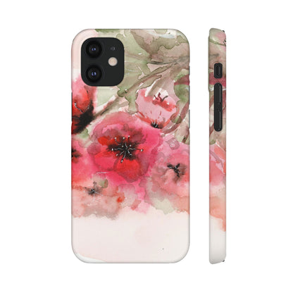 Evening Flowers iPhone & Samsung Snap Cases