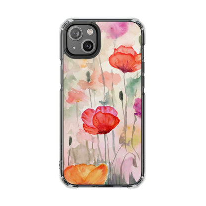 MagSafe® Wild Flower Clear Impact Cases (iPhone 15 & 14)