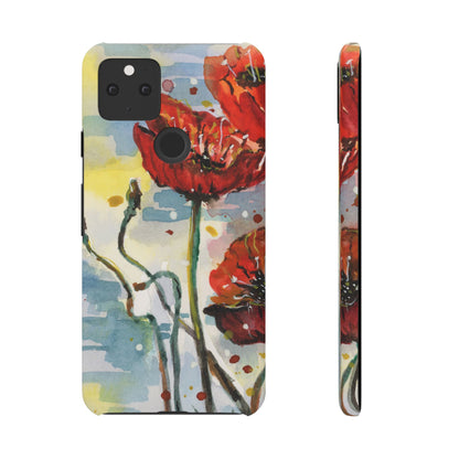 Poppy Love iPhone & Samsung Snap Cases