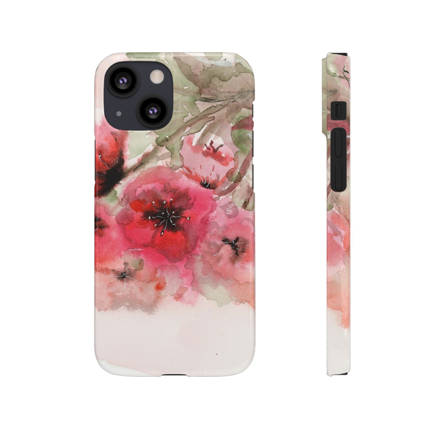 Evening Flowers iPhone & Samsung Snap Cases