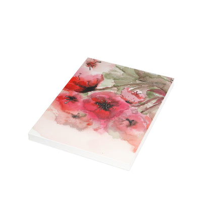 Evening Flowers Holiday Watercolor Print Postcard