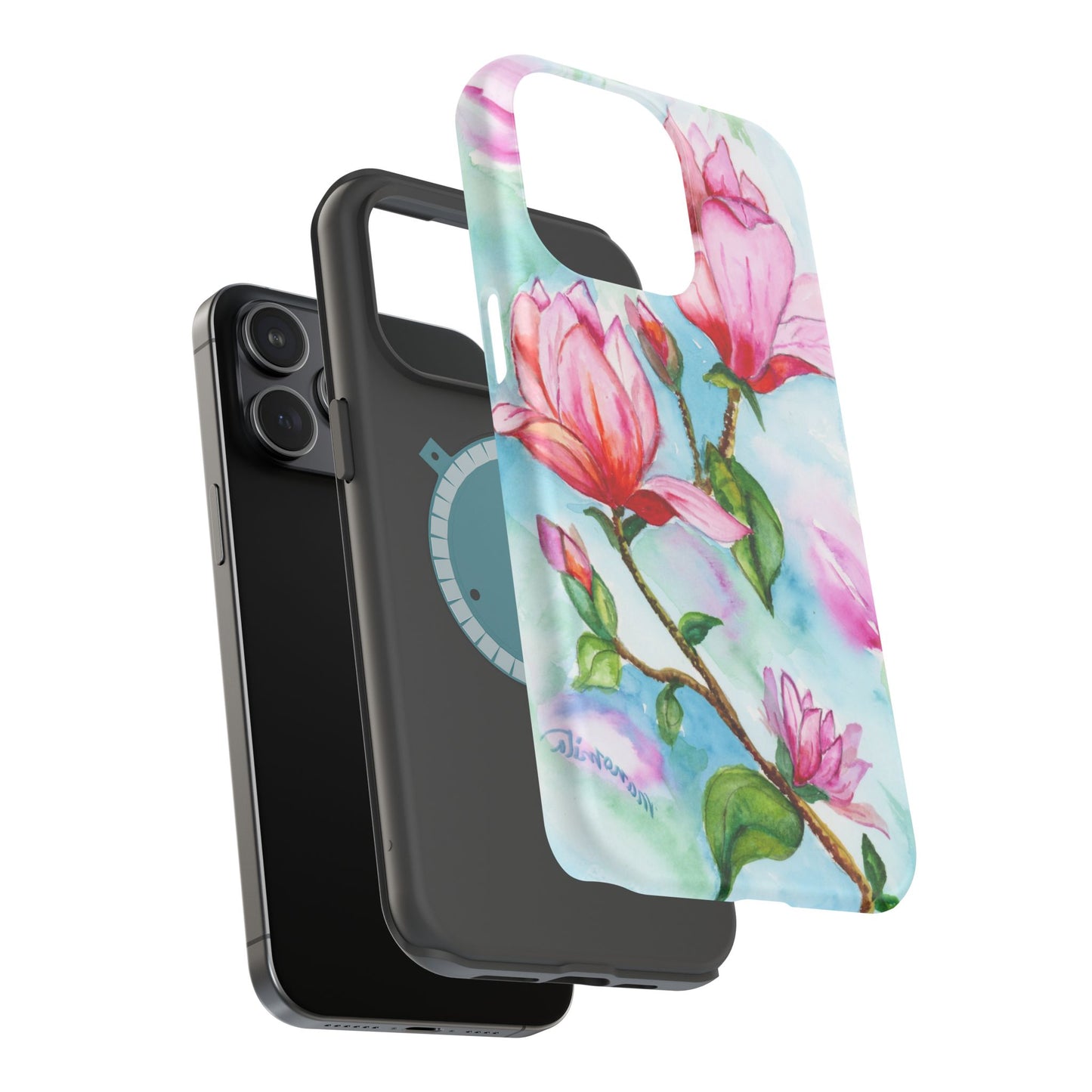 MagSafe® Allura Magnolia Impact Cases (iPhone 17 and others)