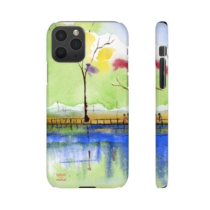 Tidal Flowers iPhone & Samsung Snap Cases