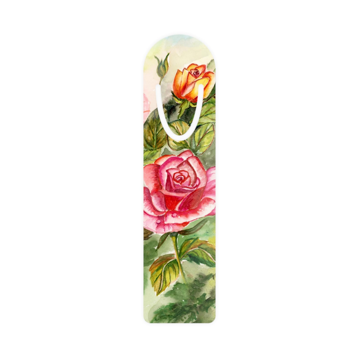 Roses Aluminum Bookmark