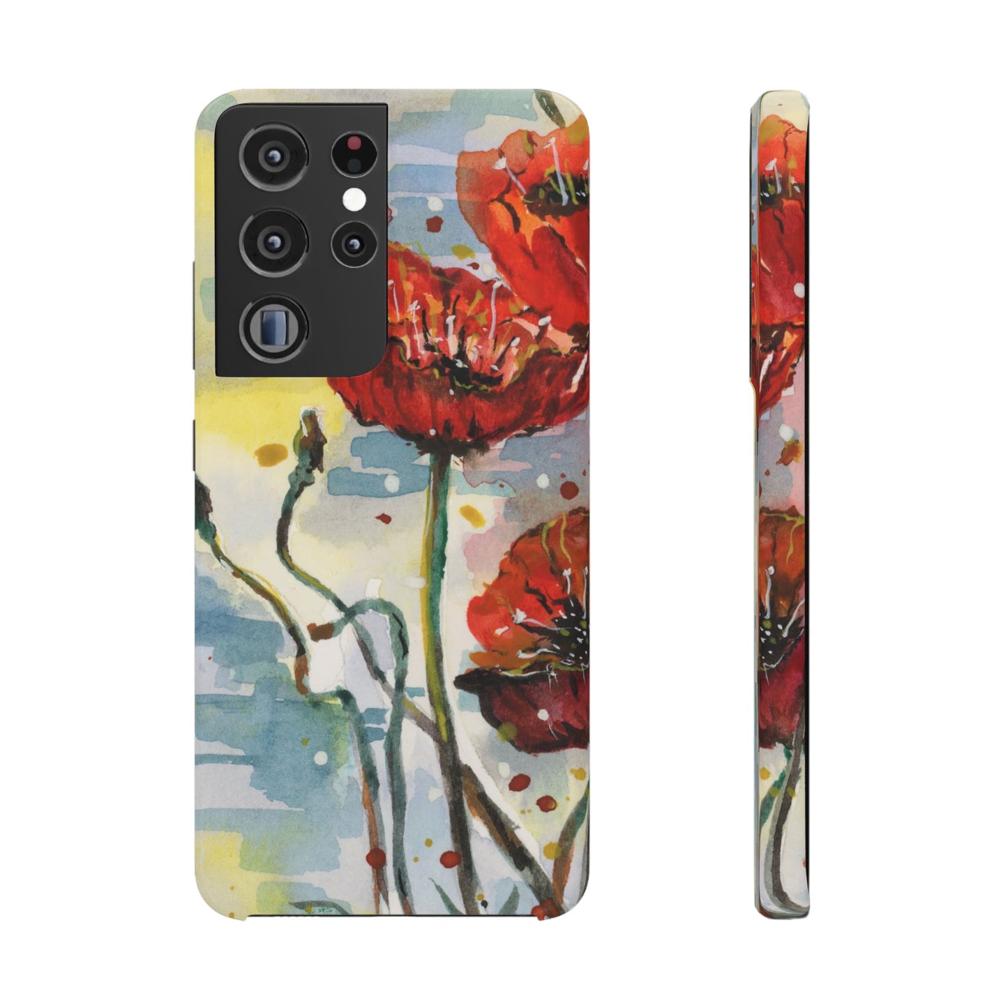 Poppy Love iPhone & Samsung Snap Cases